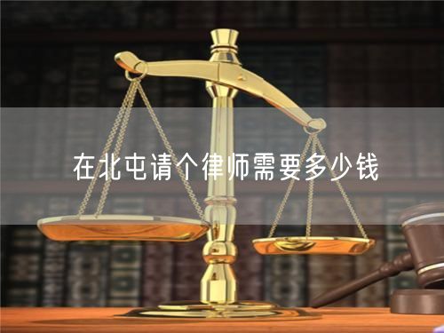 在北屯請個律師需要多少錢