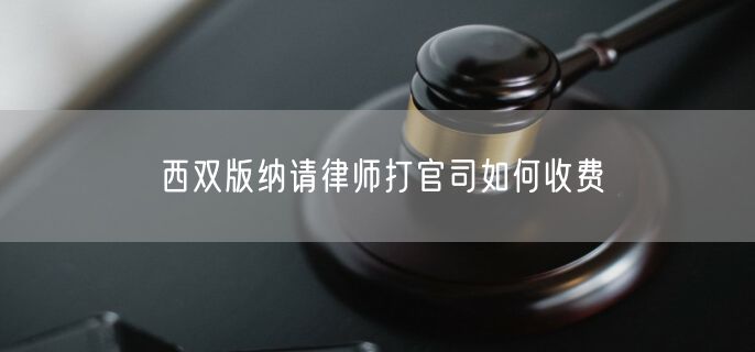 西雙版納請律師打官司如何收費(fèi)
