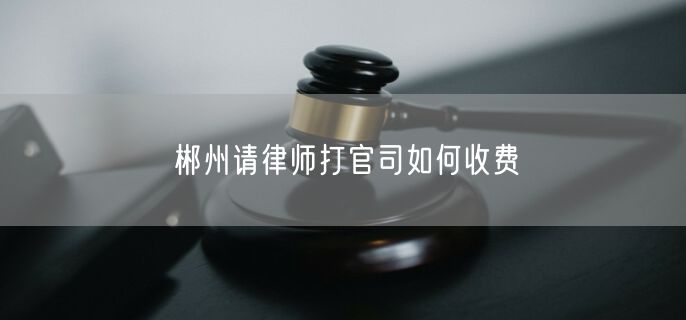 郴州請(qǐng)律師打官司如何收費(fèi)