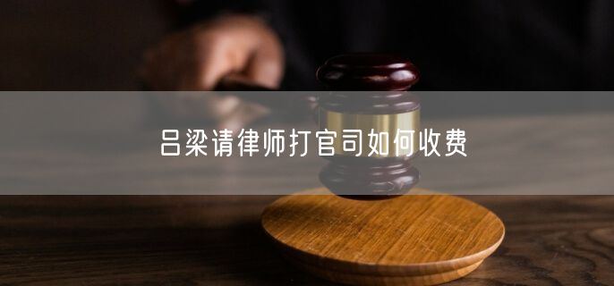 呂梁請(qǐng)律師打官司如何收費(fèi)
