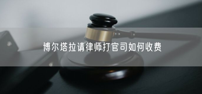 博爾塔拉請(qǐng)律師打官司如何收費(fèi)